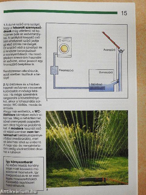 Esővíz-felhasználás a ház körül