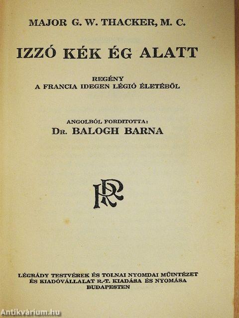 Izzó kék ég alatt