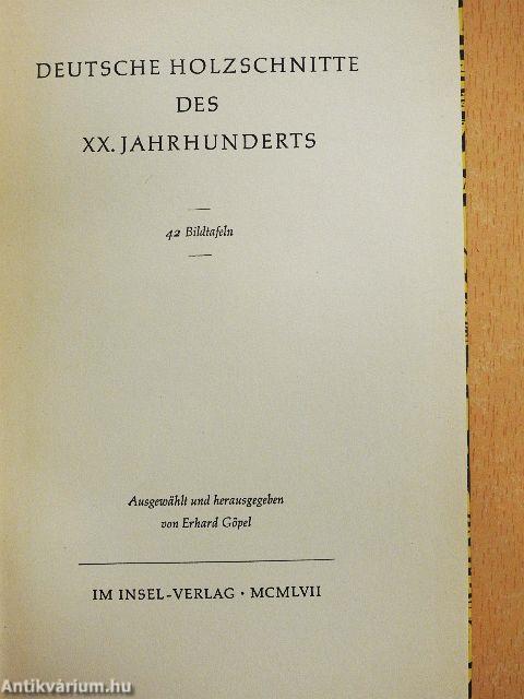 Deutsche Holzschnitte des XX. Jahrhunderts