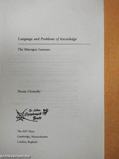 Language and Problems of Knowledge
