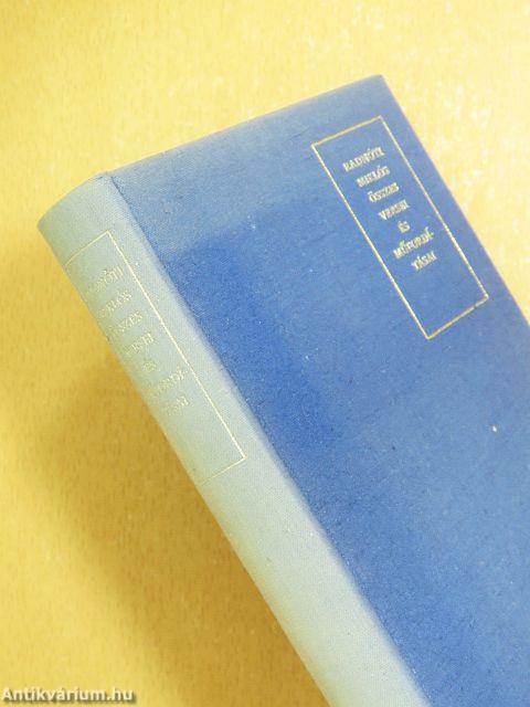 Radnóti Miklós összes versei és műfordításai