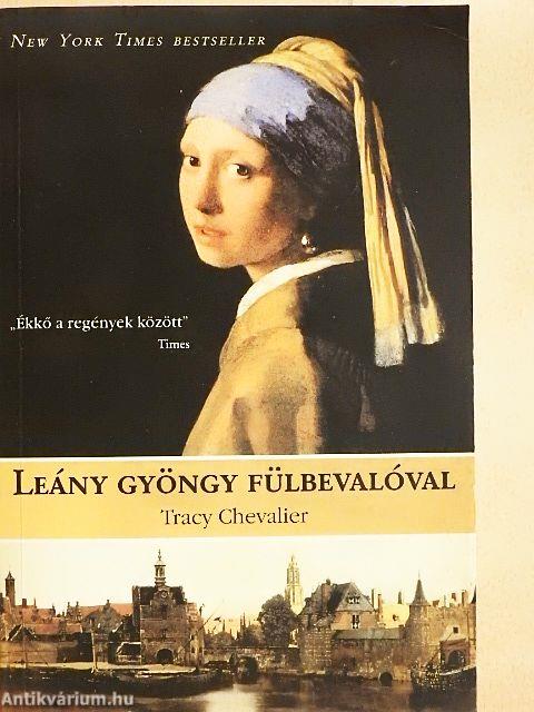 Leány gyöngy fülbevalóval