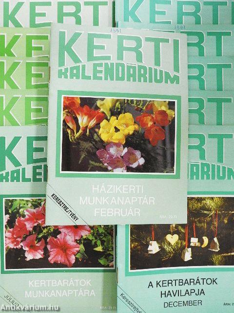 Kerti Kalendárium 1991. (nem teljes évfolyam)