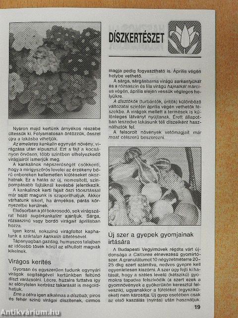 Kerti Kalendárium 1991. (nem teljes évfolyam)