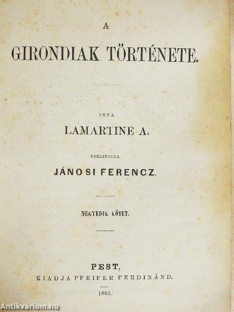 A girondiak története 4-6. (töredék)