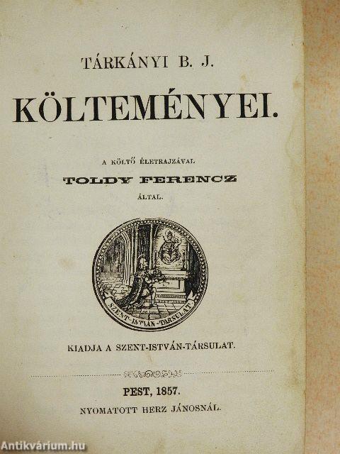 Tárkányi B. J. költeményei
