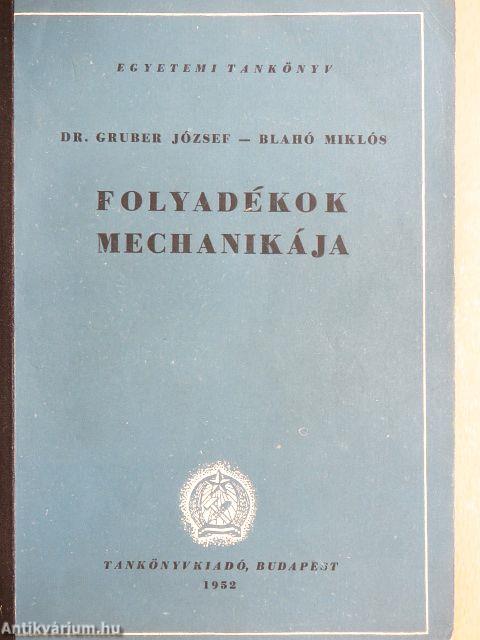 Folyadékok mechanikája