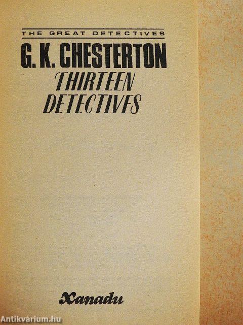 Thirteen Detectives