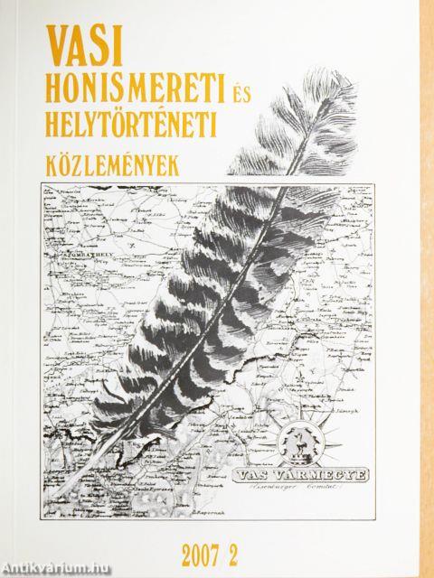Vasi Honismereti és Helytörténeti Közlemények 2007/2.