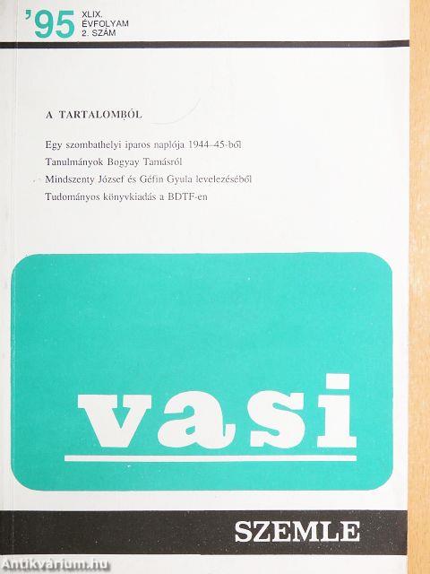 Vasi Szemle 1995/2.