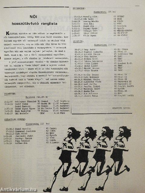 Atlétika 1982. (nem teljes évfolyam)