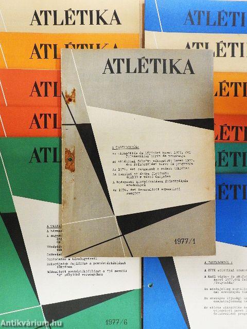 Atlétika 1977. január-december