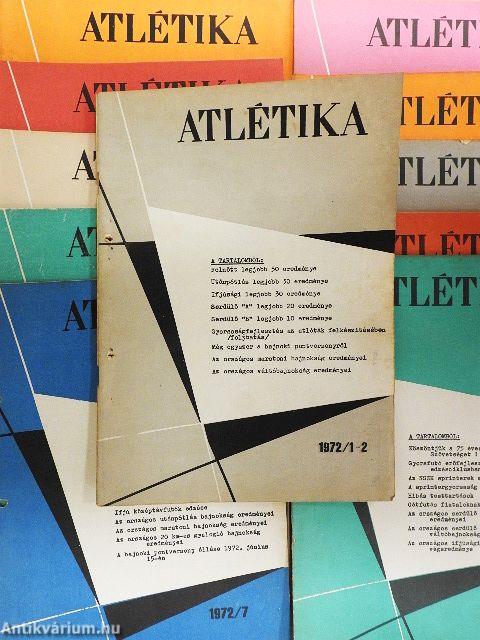 Atlétika 1972. január-december