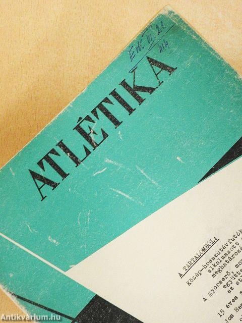 Atlétika 1972. január-december