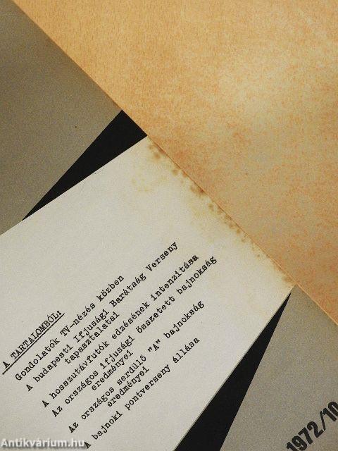 Atlétika 1972. január-december