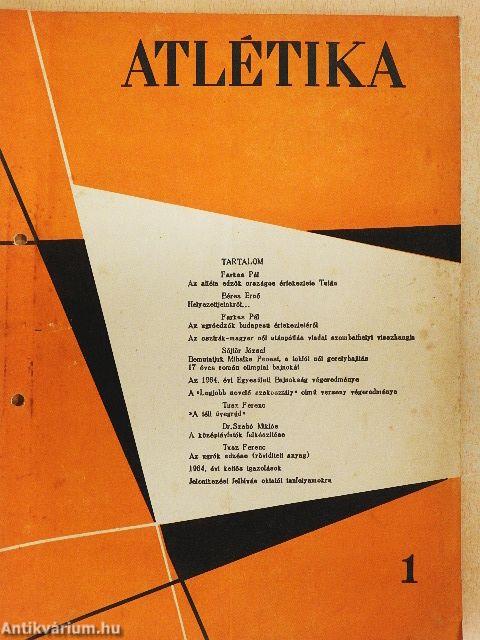 Atlétika 1965. január-december