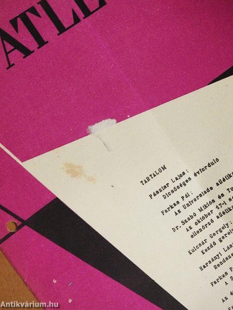 Atlétika 1965. január-december