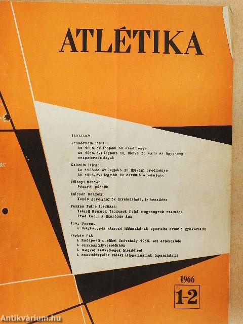 Atlétika 1966. január-december