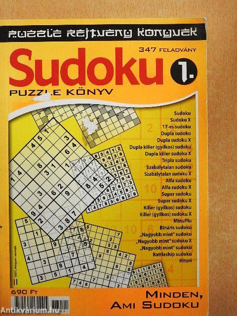 Sudoku puzzle könyv 1.