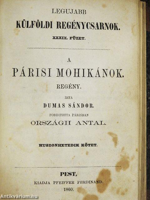 A párisi mohikánok 25-28. (töredék)