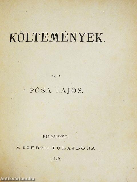 Török Árpád költeményei I./Költemények