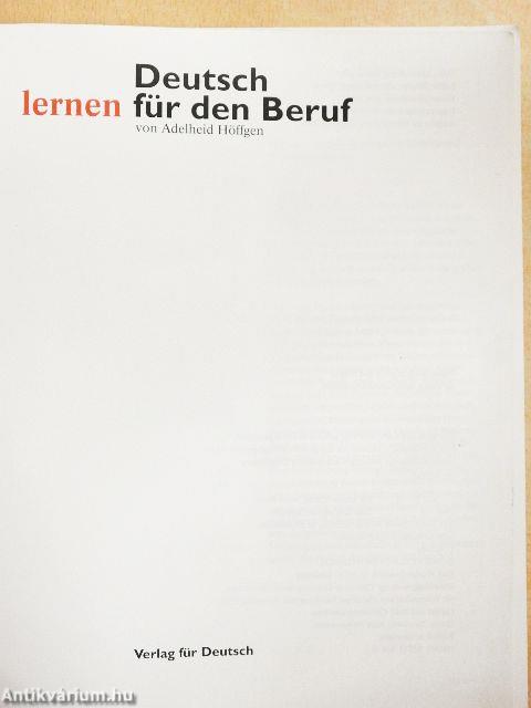 Deutsch lernen für den Beruf
