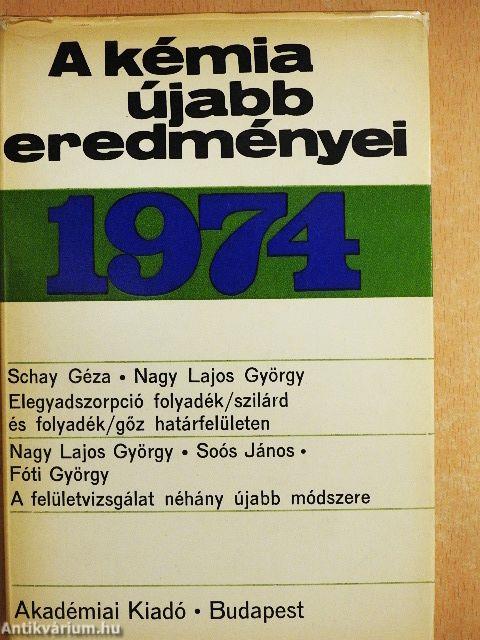 A kémia újabb eredményei 18.