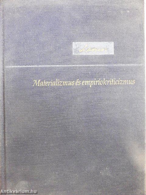 Materializmus és empiriokriticizmus