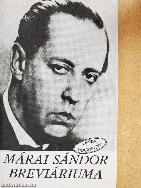 Márai Sándor breviáriuma