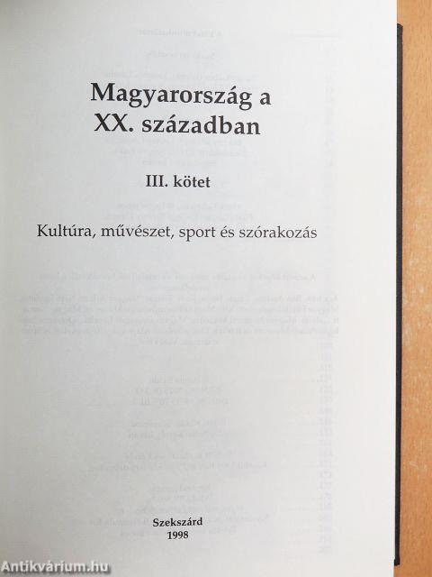 Magyarország a XX. században III.