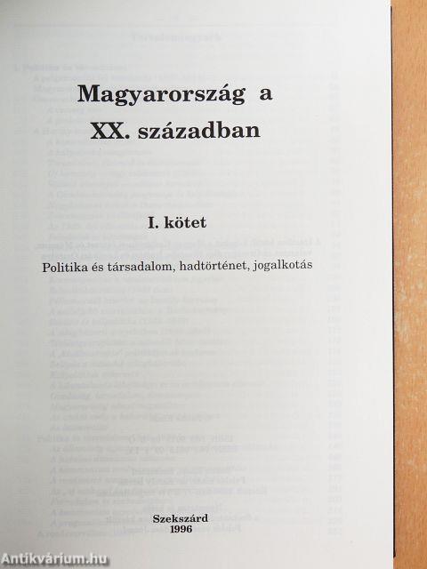 Magyarország a XX. században I.