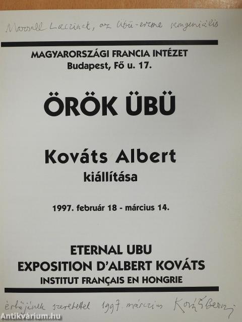 Örök übü (dedikált példány)