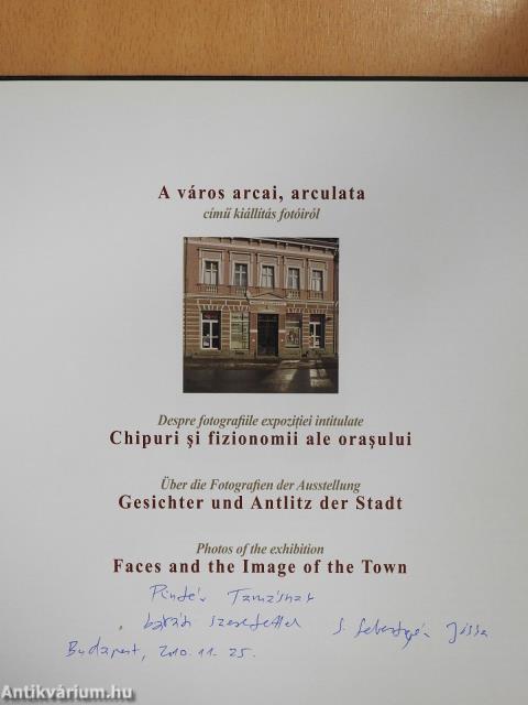 A város arcai és arculata (dedikált példány)