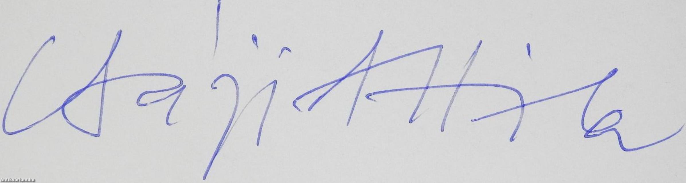 Billenő idő (dedikált példány)