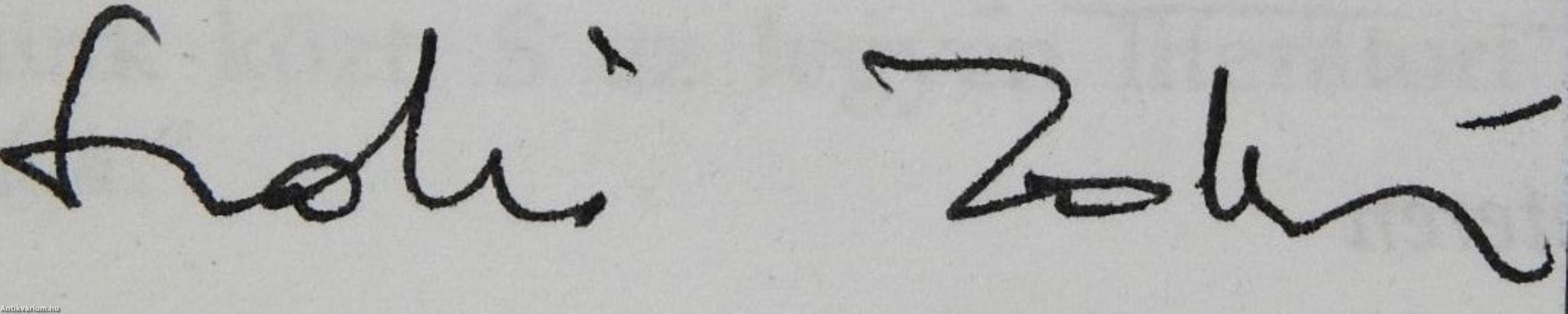 Hymnus/Nemzeti hagyományok/Parainesis (dedikált példány)