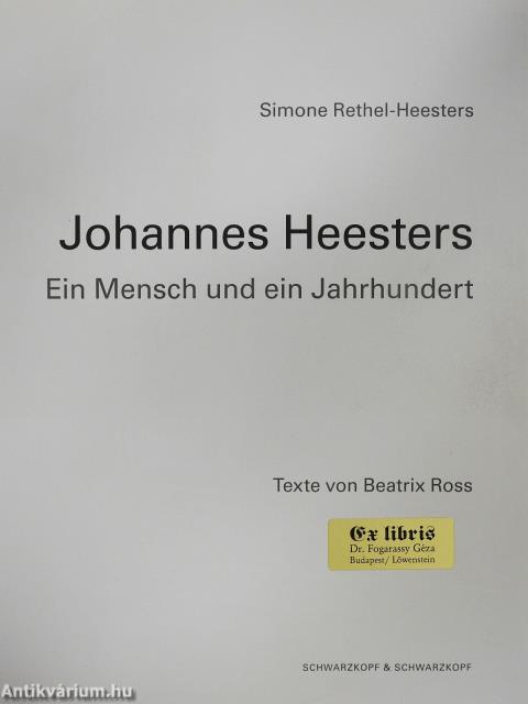 Johannes Heesters (aláírt példány)