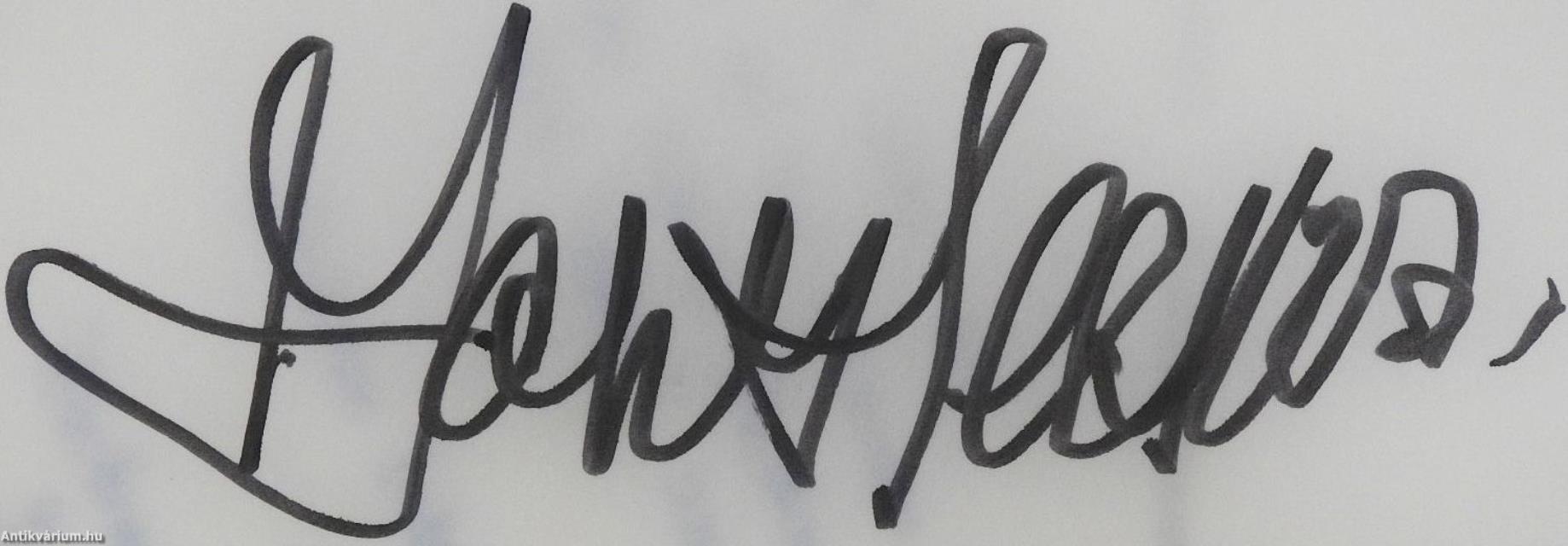 Johannes Heesters (aláírt példány)