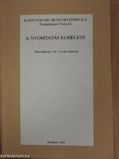 A nyomtatás elmélete