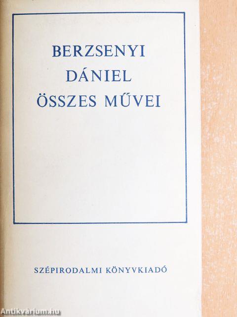 Berzsenyi Dániel összes művei