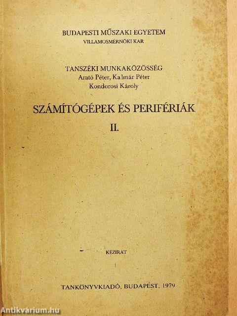 Számítógépek és perifériák II.