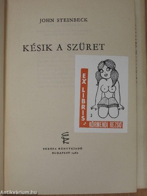 Késik a szüret
