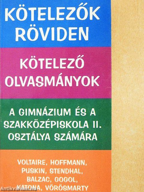 Kötelező olvasmányok