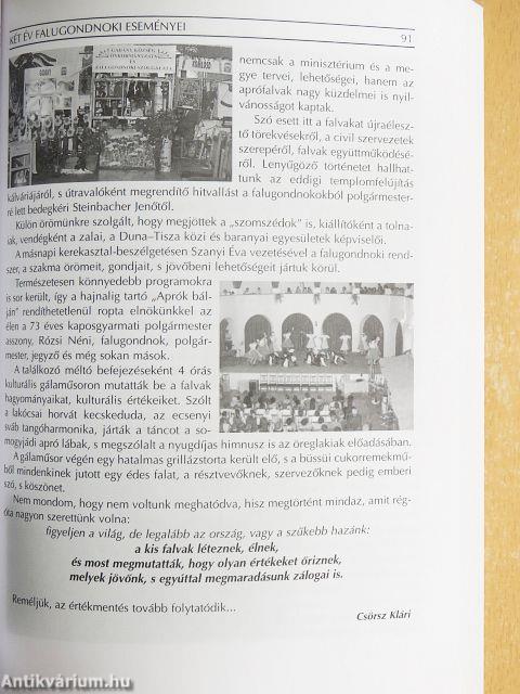 Országos Falugondnoki Kalendárium 2001