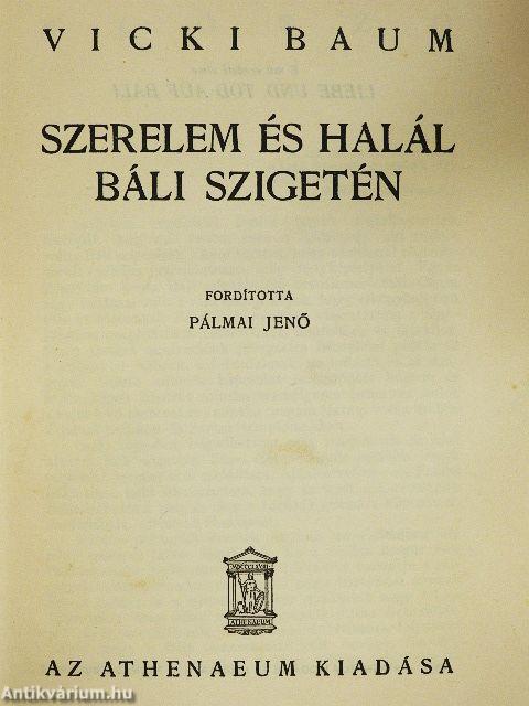 Szerelem és halál Báli szigetén