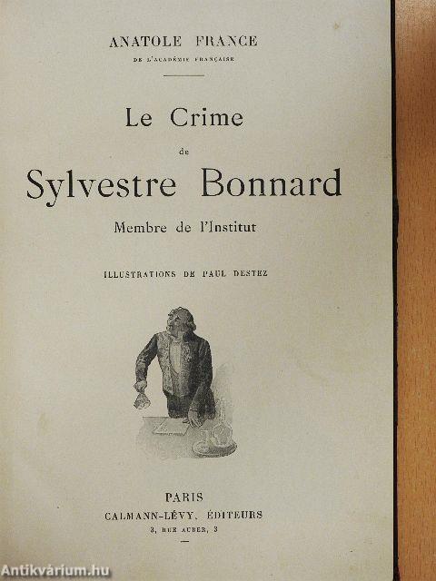 Le Crime de Sylvestre Bonnard