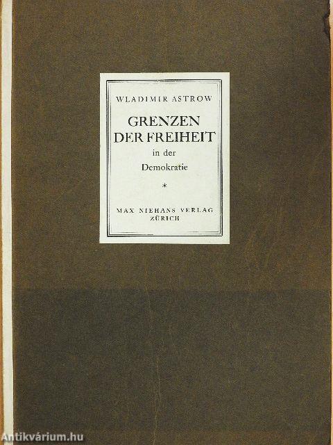 Grenzen der Freiheit in der Demokratie