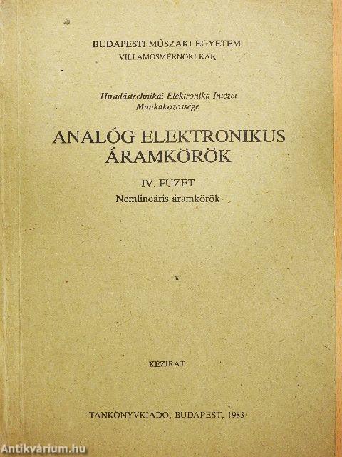 Analóg elektronikus áramkörök IV.