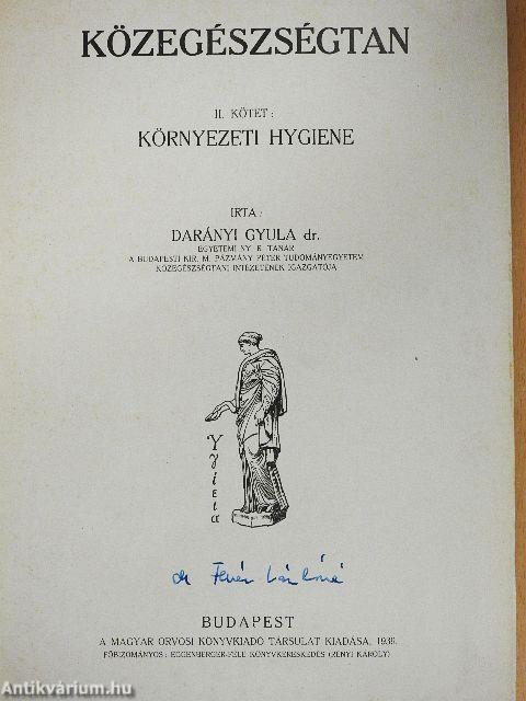 Közegészségtan II.