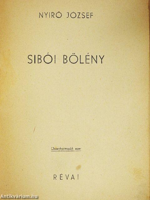 Sibói bölény I-II.