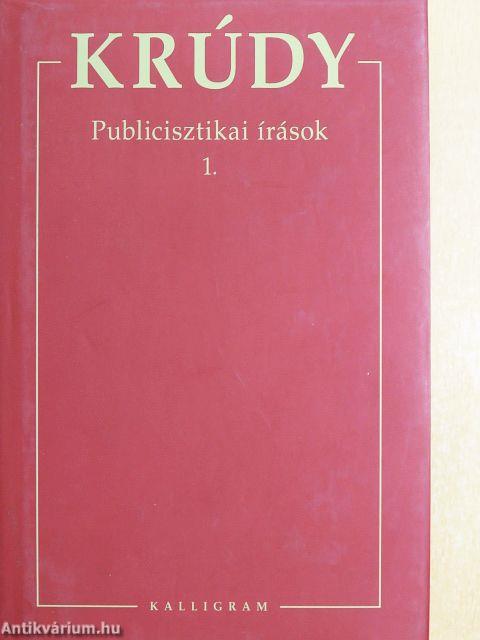 Publicisztikai írások 1.